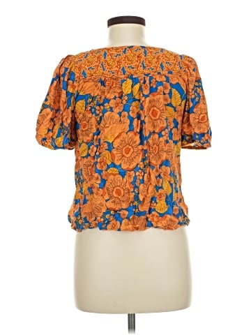 Rose + Olive Short Sleeve Blouse (view 2)