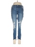 Express Solid Blue Jeans Size 8 - photo 1
