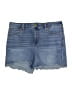 Seven7 Blue Denim Shorts Size 14 - photo 1