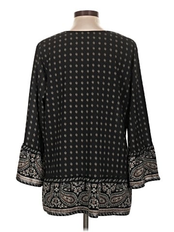 Belle By Kim Gravel 3/4 Sleeve Blouse (view 2)