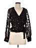 Parker Black Long Sleeve Blouse Size M - photo 1