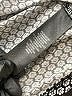 Adrianna Papell Houndstooth Gray Long Sleeve Blouse Size L - photo 8