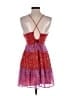 BCBGeneration 100% Polyester Paisley Red Cocktail Dress Size 6 - photo 2