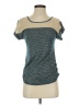 E&M Collection Teal Short Sleeve Top Size S - photo 1