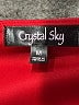 Crystal Sky Solid Red Cocktail Dress Size M - photo 7