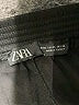Zara 100% Leather Solid Black Skort Size XS - photo 3