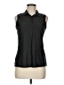 Adidas Black Sleeveless Button-Down Shirt Size M - photo 1