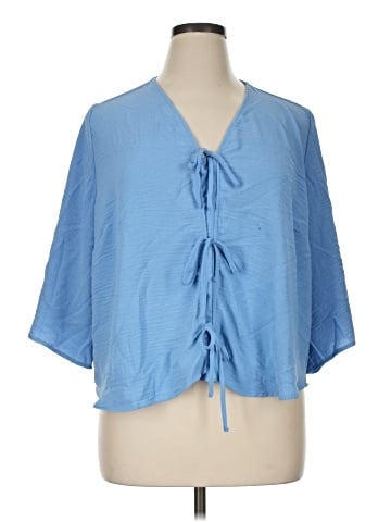 Adrianna Papell 3/4 Sleeve Blouse (view 1)