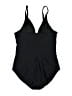 Speedo Solid Black One Piece Swimsuit Size 18 - photo 2