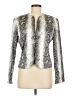 Cache Animal Print Silver Jacket Size 8 - photo 1