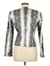 Cache Animal Print Silver Jacket Size 8 - photo 2