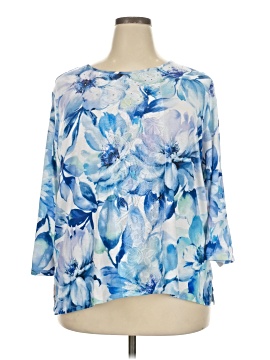 Alfred Dunner 3/4 Sleeve Blouse