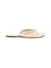 Bernardo 100% Leather Ivory Flip Flops Size 11 - photo 1