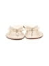 Bernardo 100% Leather Ivory Flip Flops Size 11 - photo 2