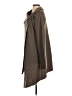 Garnet Hill 100% Wool Tan Brown Poncho Size 4 - photo 5