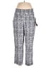 Women With Control Print Silver Casual Pants Size M - photo 1