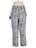 Women With Control Print Silver Casual Pants Size M - photo 2