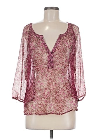 American Eagle Outfitters 3/4 Sleeve Blouse (view 1)