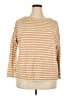J.Jill 100% Cotton Tan 3/4 Sleeve Top Size 2X (estimated) - photo 1