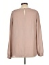 Ann Taylor LOFT 100% Polyester Tan Long Sleeve Blouse Size L - photo 2