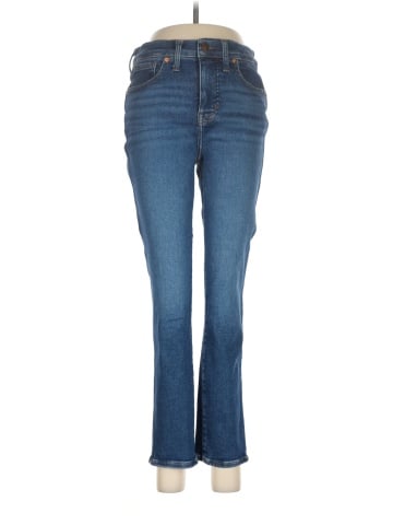 Madewell Petite High-Rise Stovepipe Jeans in Auraria Wash (view 1)