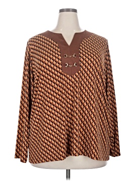 Susan Graver Long Sleeve Blouse