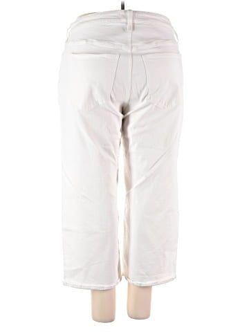Madewell The Plus Perfect Vintage Wide-Leg Crop Jean in Tile White (view 2)