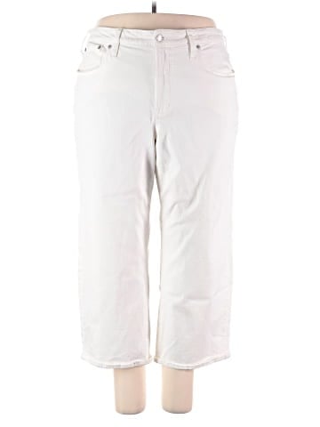 Madewell The Plus Perfect Vintage Wide-Leg Crop Jean in Tile White (view 1)