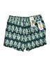 Wildfox 100% Rayon Chevron-herringbone Teal Shorts Size Lg (3 or L) - photo 2