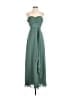 Azazie 100% Polyester Green Cocktail Dress Size 4 - photo 1