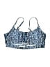 Jessica Simpson Animal Print Blue Swimsuit Top Size L - photo 1