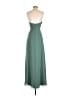 Azazie 100% Polyester Green Cocktail Dress Size 4 - photo 2