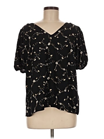 LC Lauren Conrad Short Sleeve Blouse (view 1)