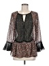Long Tall Sally Black 3/4 Sleeve Blouse Size 8 - photo 1