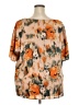 Suzanne Betro 100% Polyester Orange Short Sleeve Blouse Size 3X - photo 2