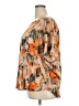 Suzanne Betro 100% Polyester Orange Short Sleeve Blouse Size 3X - photo 5