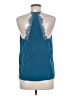 BCBGMAXAZRIA Blue Sleeveless Blouse Size M - photo 2