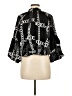 Gracia 100% Polyester Black 3/4 Sleeve Blouse Size M - photo 2