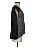 Three Dots Black Short Sleeve Top Size S - photo 4
