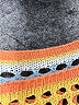 Unbranded Color Block Orange Pullover Sweater Size M - photo 7