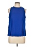 Vince Camuto Blue Sleeveless Blouse Size L - photo 1