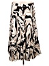Chico's 100% Polyester Print Ivory Casual Skirt Size Lg (2.5) - photo 1