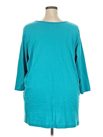 Woman Within 3/4 Sleeve T-Shirt (view 2)