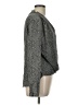 Harve Benard 100% Polyester Polka Dots Black Gray Long Sleeve Blouse Size L - photo 4