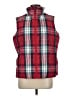 Lands' End 100% Polyester Plaid Red Vest Size M (petite) - photo 1