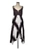 Torrid 100% Rayon Print Gray Cocktail Dress Size Lg Plus (0) - photo 1