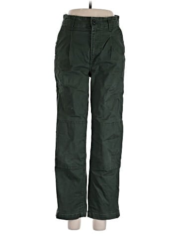 Madewell The Perfect Vintage Straight Pant in Dark Forest Wash: Pleated Edition (view 1)