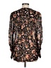 Ghost 100% Viscose Brown Long Sleeve Blouse Size M - photo 2