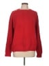 Lands' End 100% Cotton Solid Red Pullover Sweater Size L - photo 1