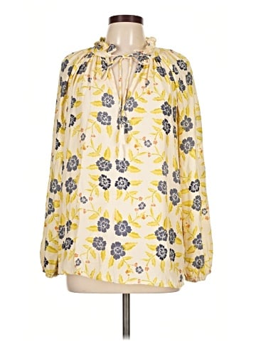Natalie Martin Long Sleeve Silk Top (view 1)